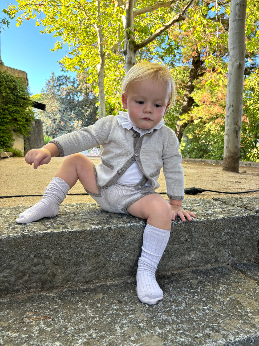 Chaqueta austriaca barquillo y topo