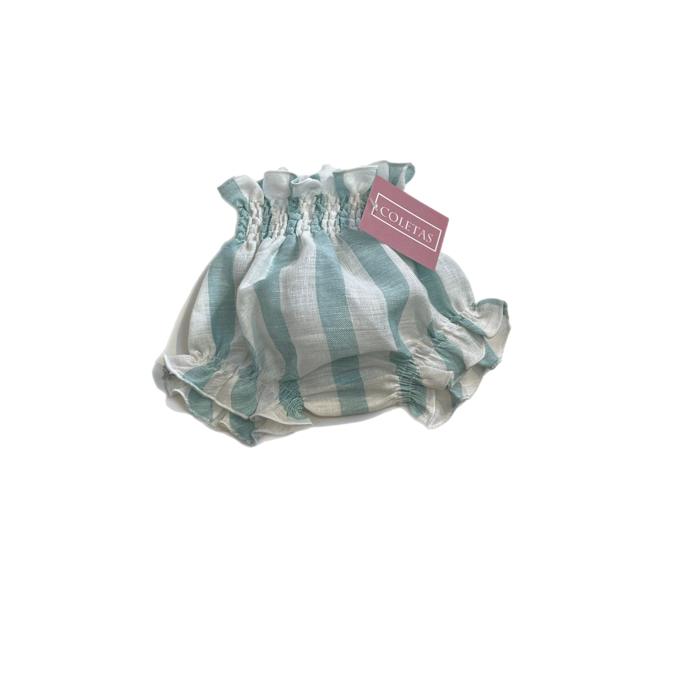 CULETIN LINO RAYAS VERDE