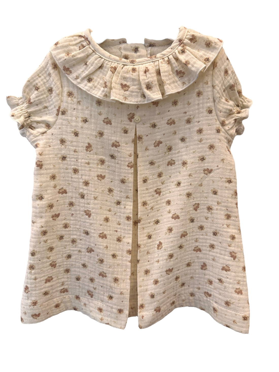 VESTIDO BABET FLOR TEJA