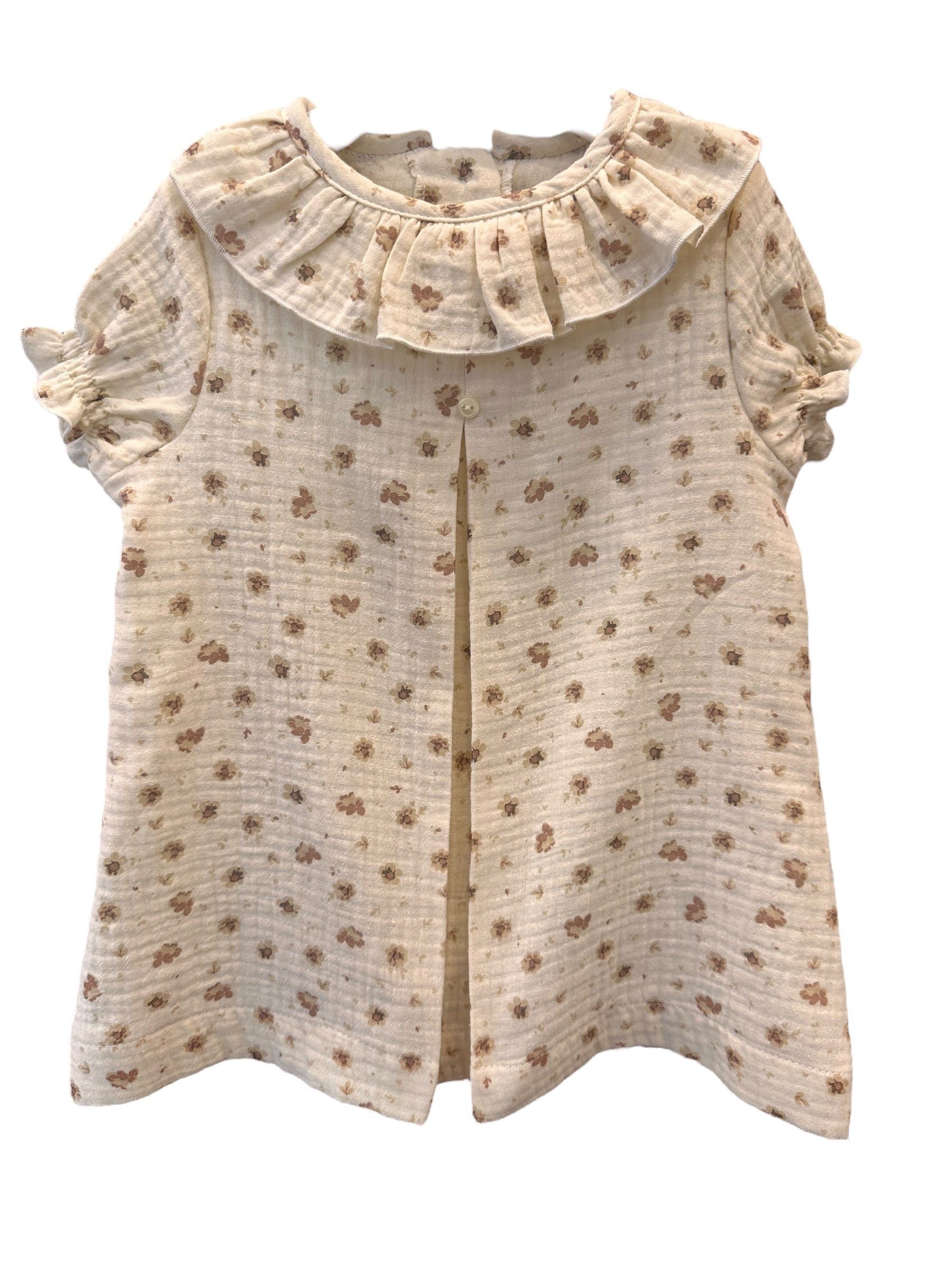 VESTIDO BABET FLOR TEJA