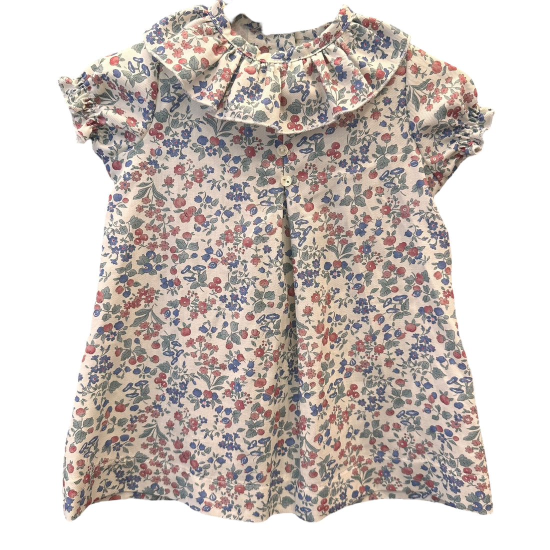 VESTIDO BABET FLOR AZUL