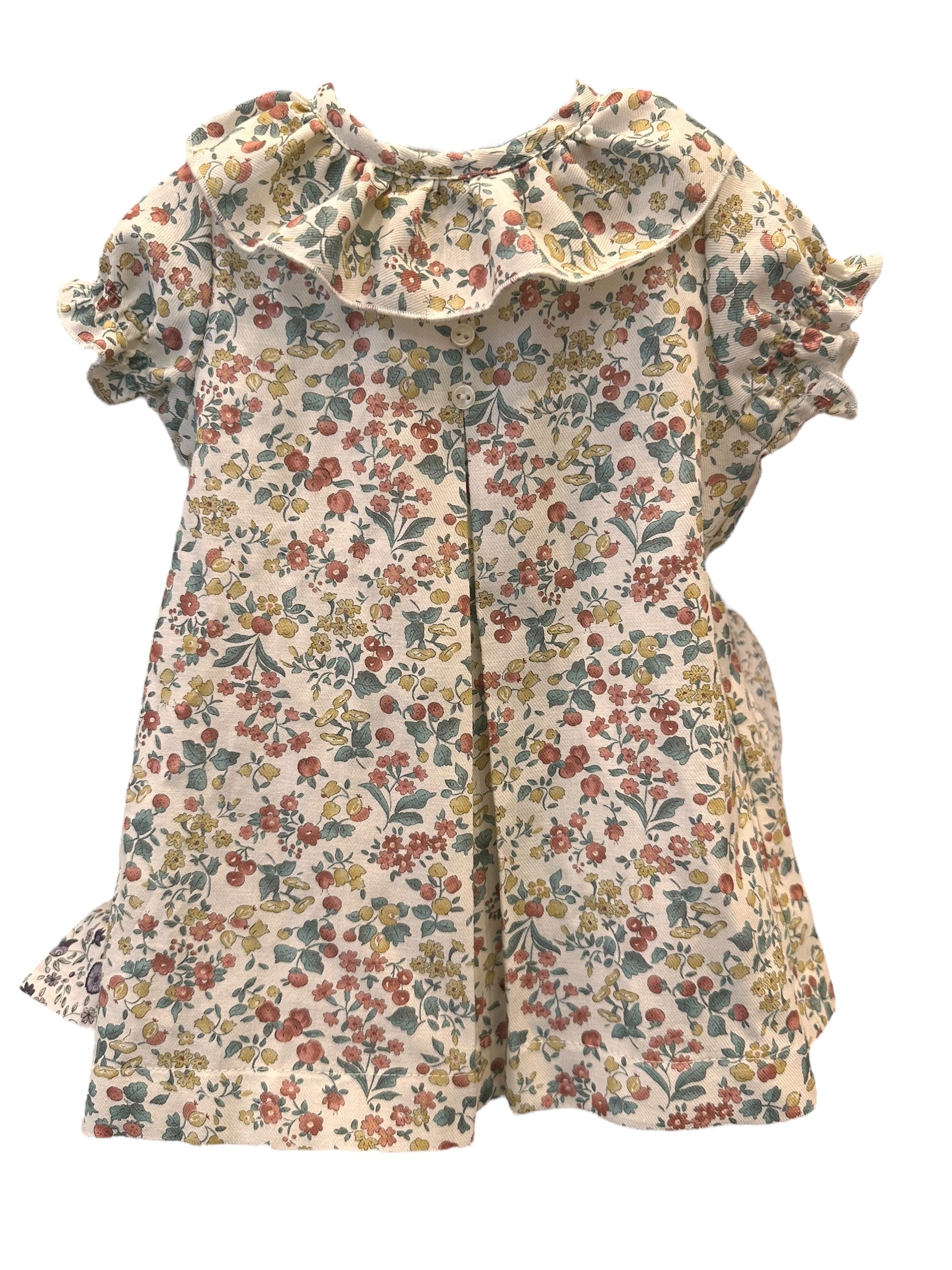 VESTIDO BABET FLOR VERDE