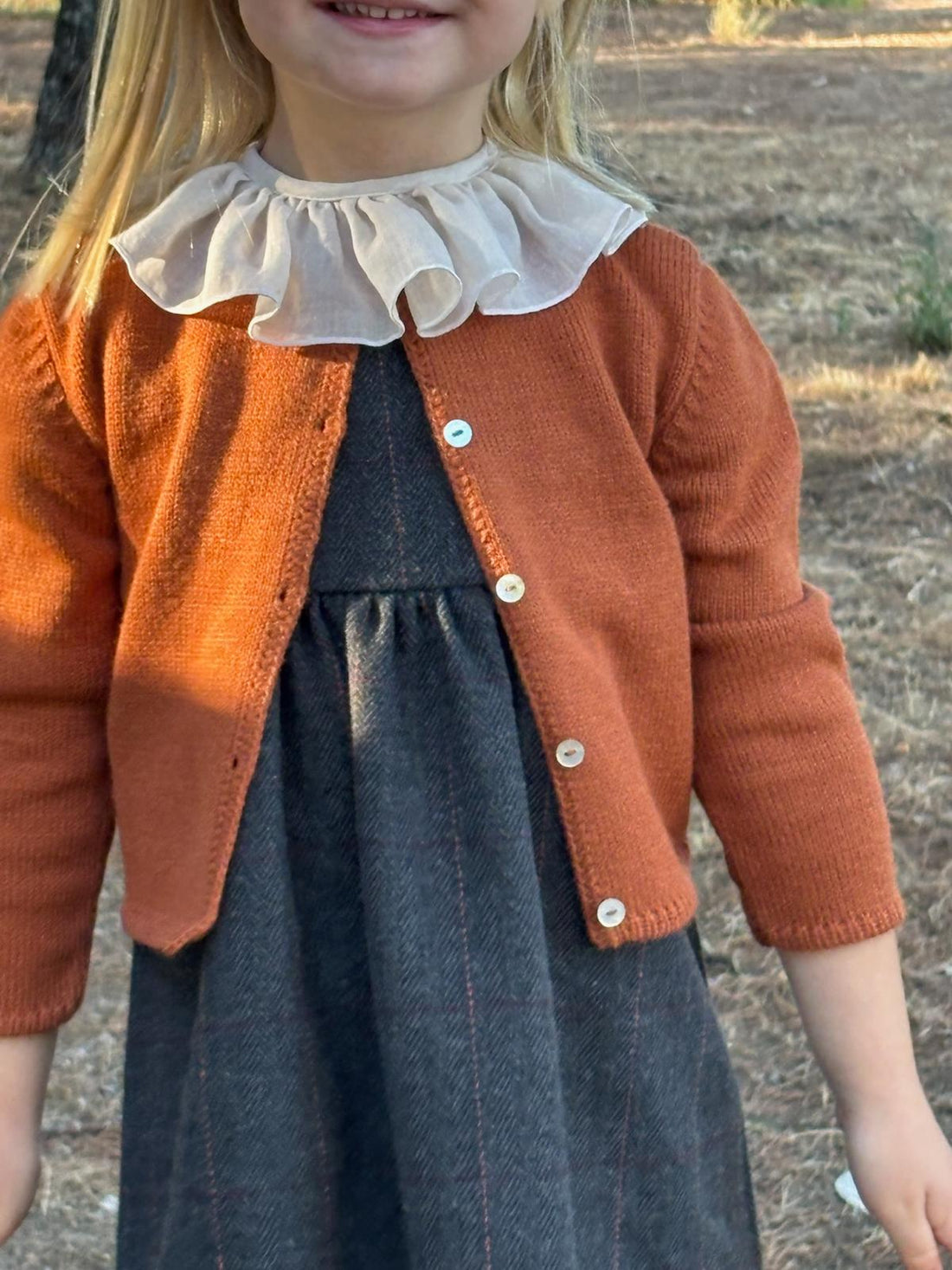 Pichi lana carbón teja