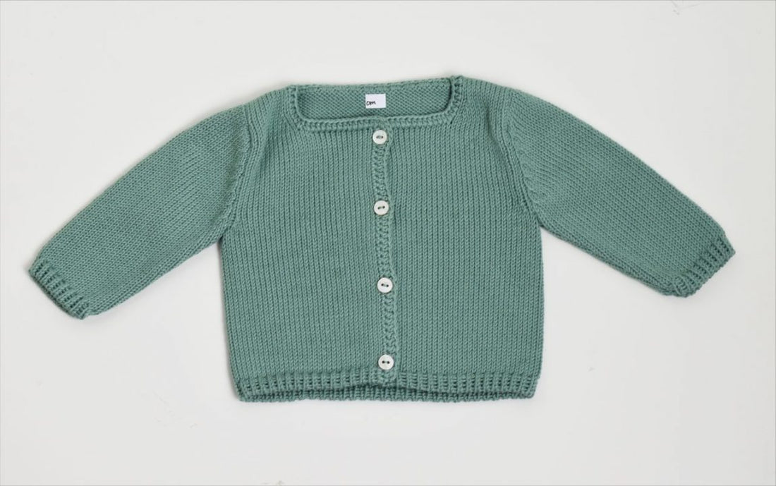 Chaqueta algodón verde lago