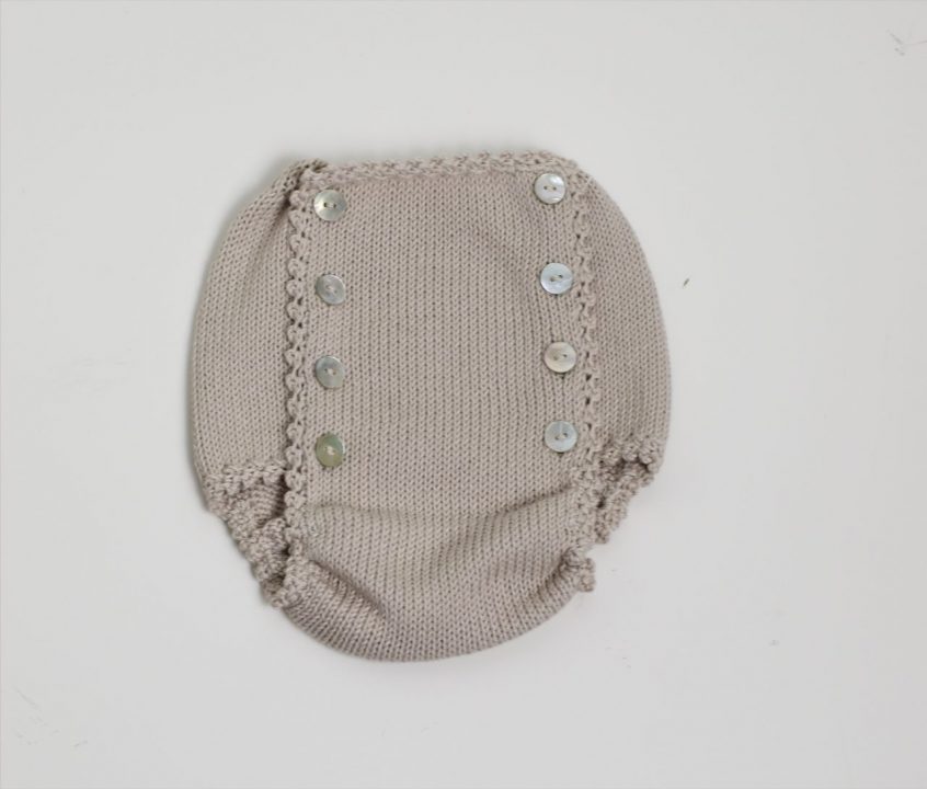 CUBRE BB DE ALGODÓN BEIGE BARQUILLO