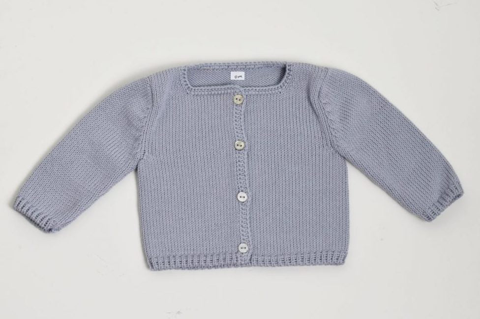 Chaqueta algodón gris glaciar