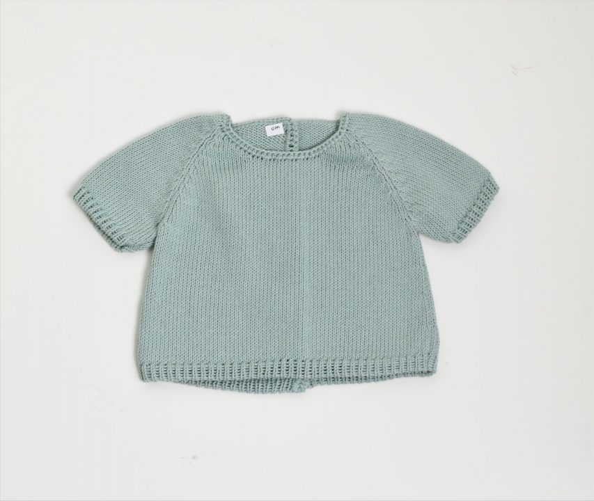 JERSEY ALGODÓN VERDE AGUA