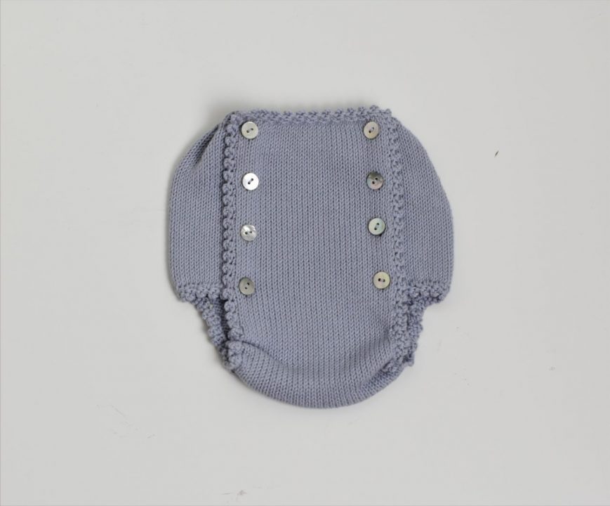 CUBRE BB DE ALGODÓN GRIS GLACIAR