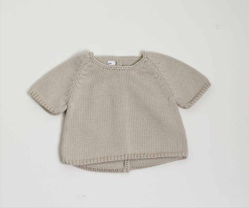 JERSEY ALGODÓN BEIGE BARQUILLO