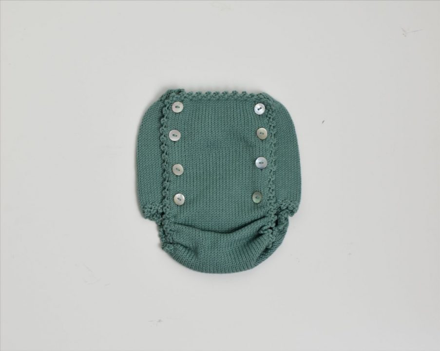 CUBRE BB DE ALGODÓN VERDE LAGO