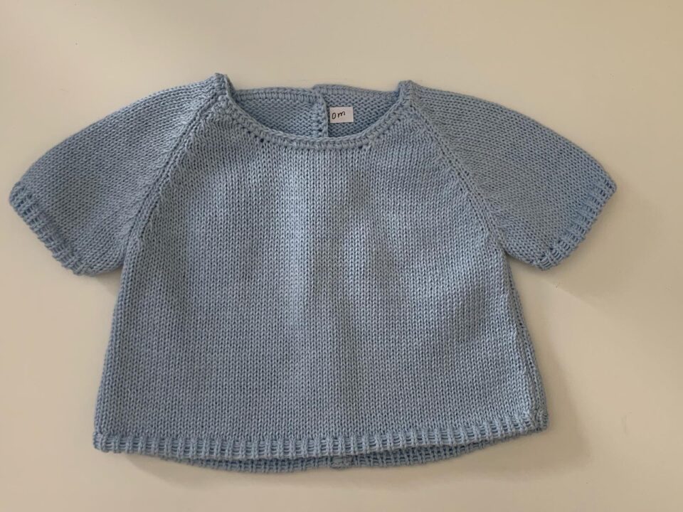 JERSEY ALGODÓN AZUL BEBE