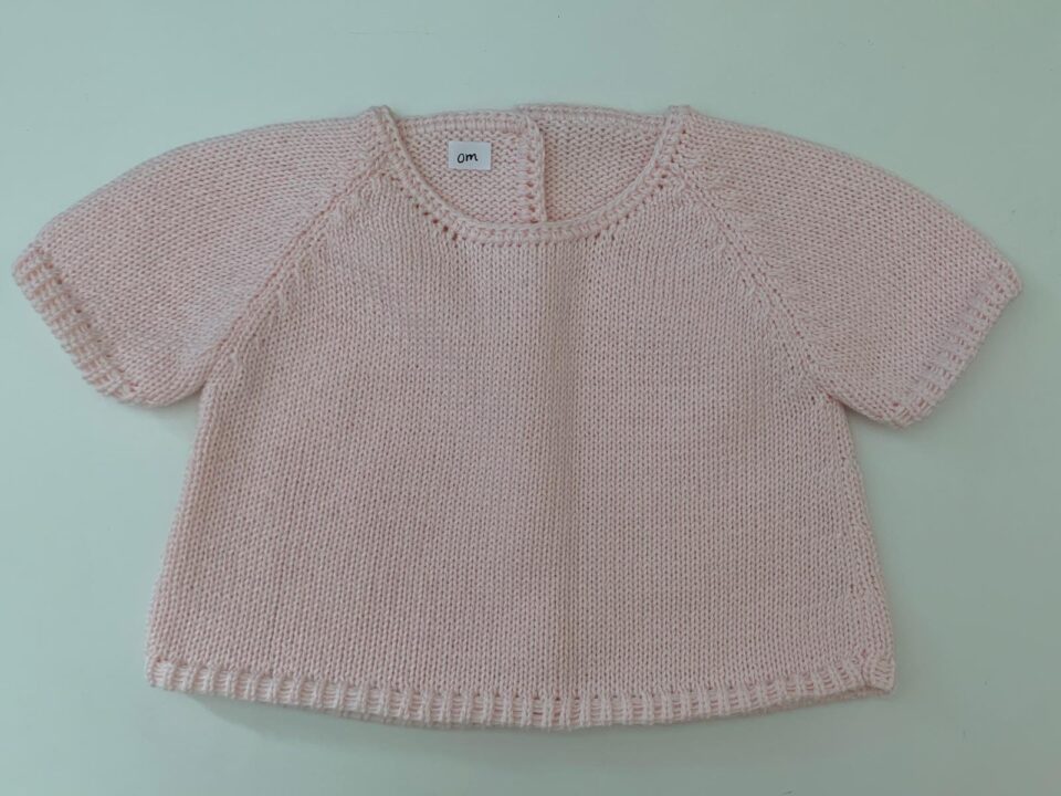 JERSEY ALGODÓN ROSA BEBE