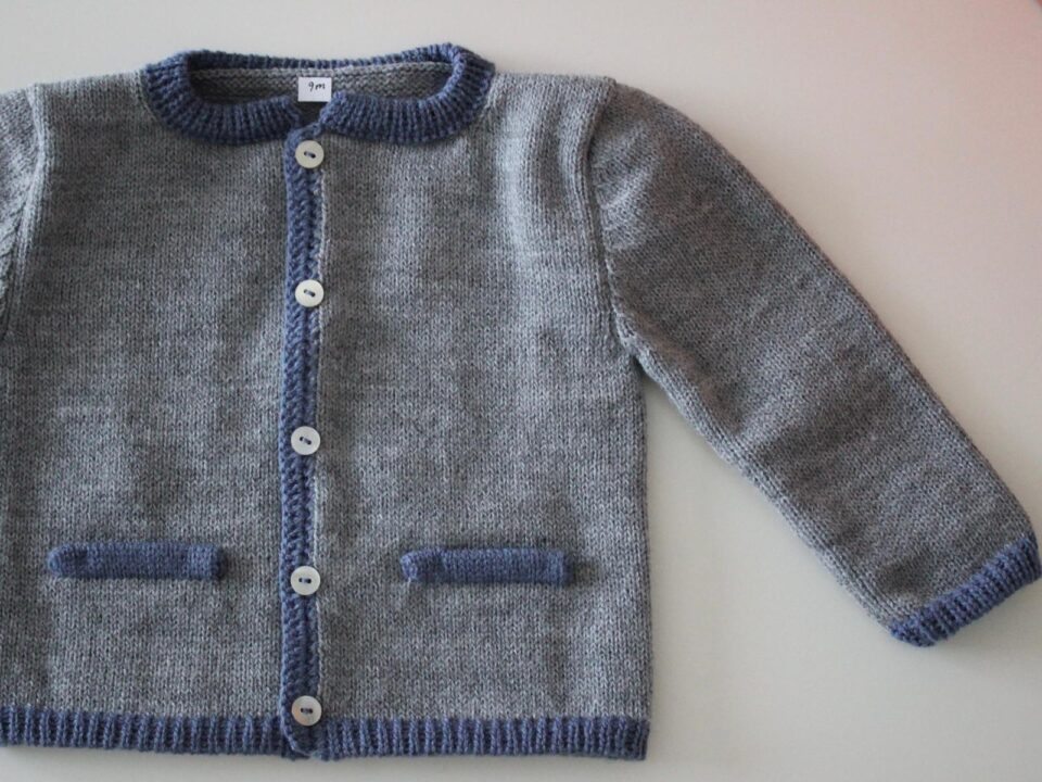 CHAQUETA AUSTRIACA GRIS-AZUL