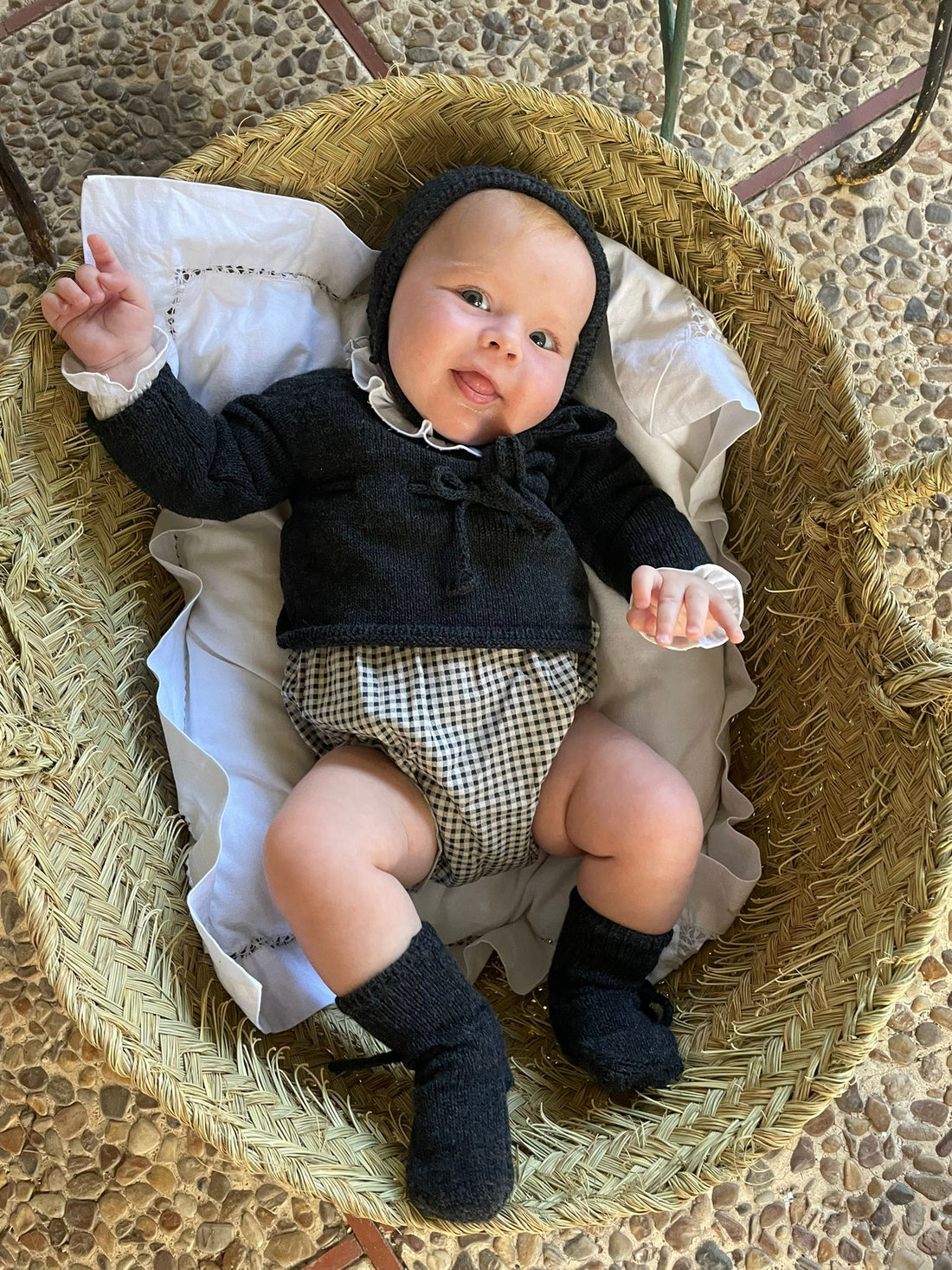 CAPOTA LANA LAZO CARBÓN