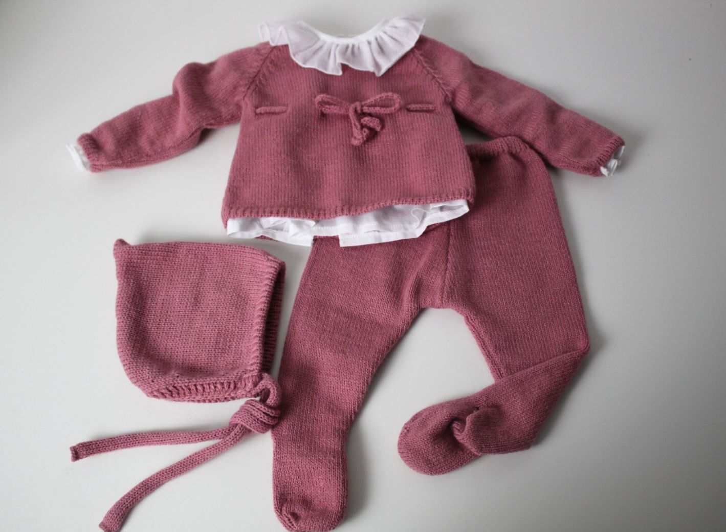 CONJUNTO POLAINA ROSA ROSE