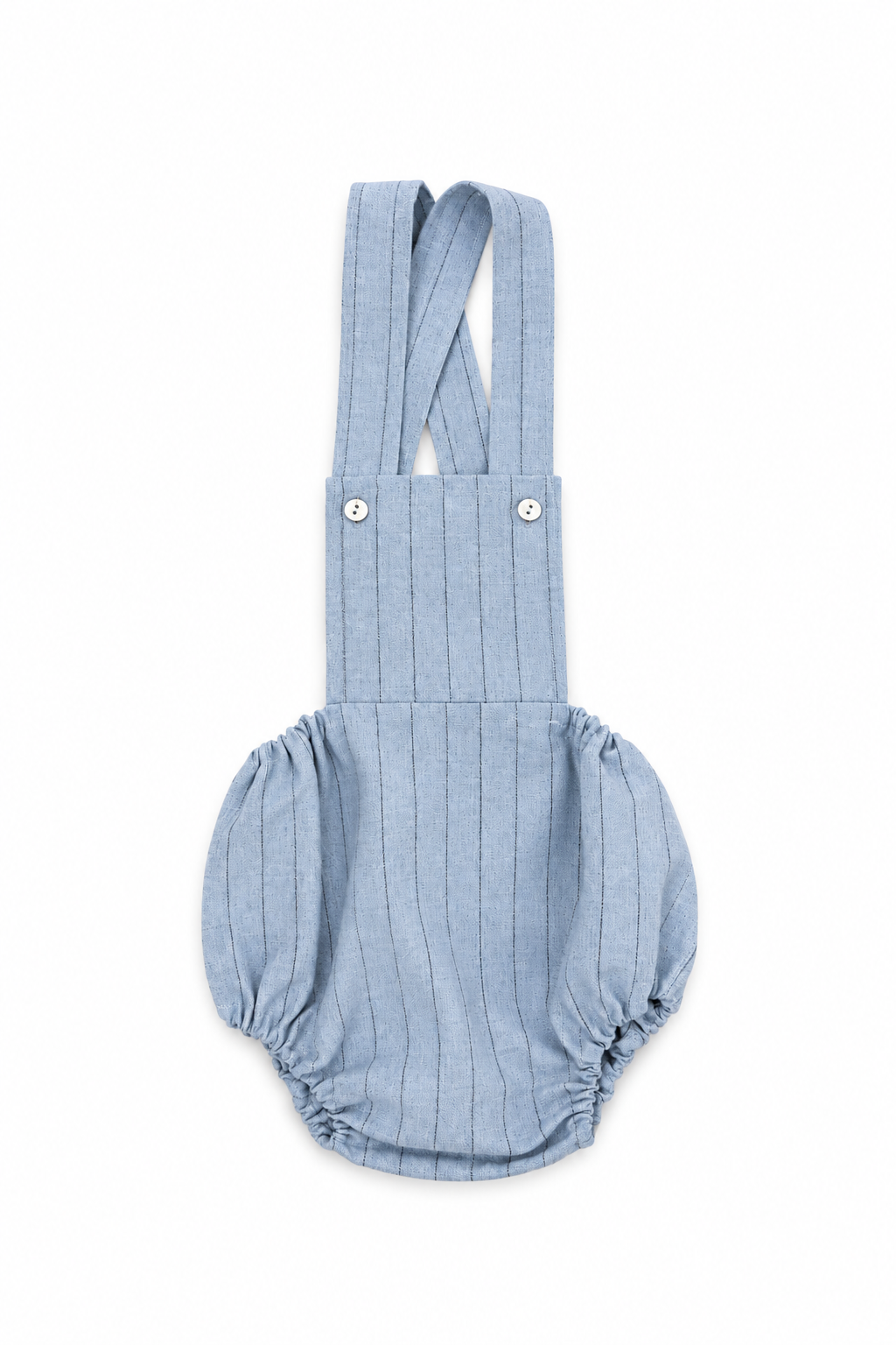 BOMBACHO PETO CORTO AZUL GRISÁCEO RAYA GRIS