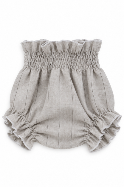 CULETÍN BEIGE RAYA GRIS