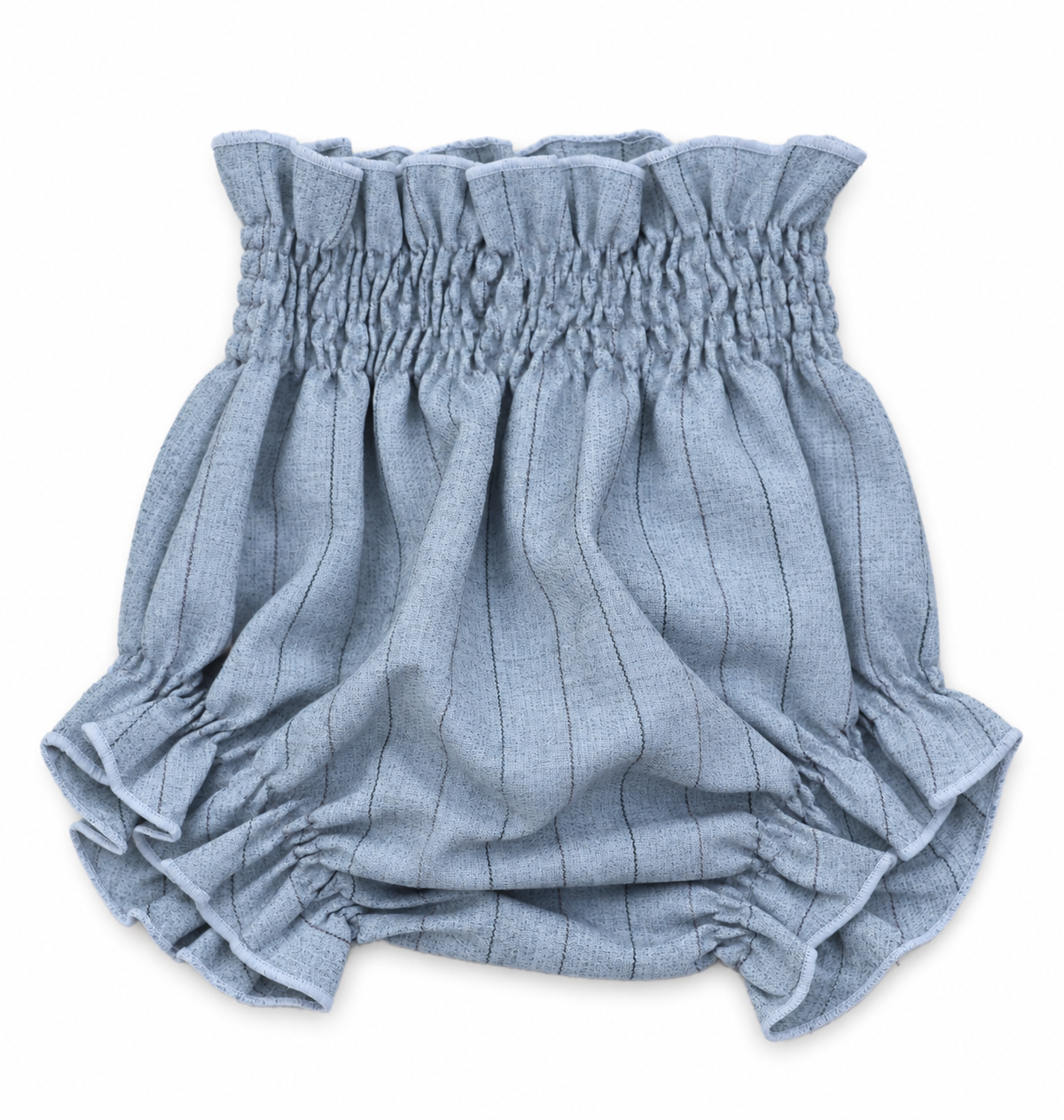 CULETÍN AZUL GRISÁCEO RAYA GRIS