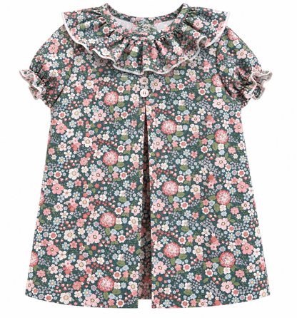 VESTIDO BABET FLOR AZUL