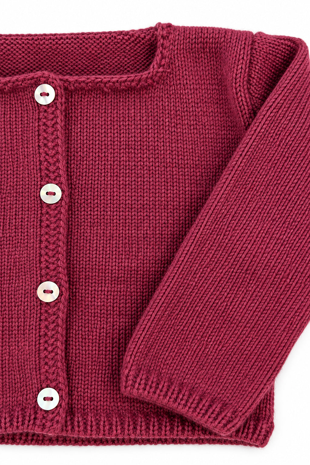 CHAQUETA LANA ROSA FRESA
