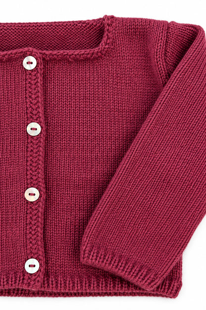 CHAQUETA LANA ROSA FRESA