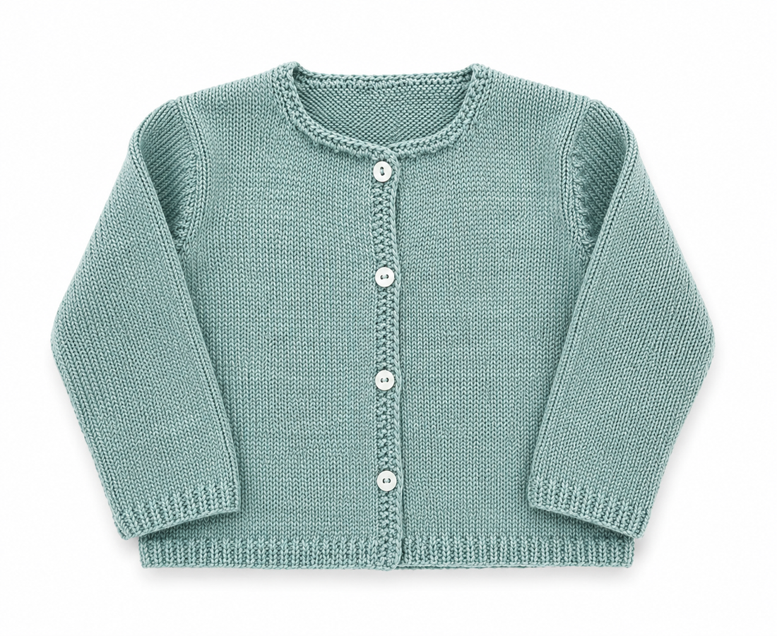 Chaqueta algodón aguamarina
