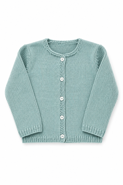 Chaqueta algodón azul aguamarina