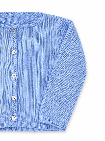 Chaqueta algodón azul inglés