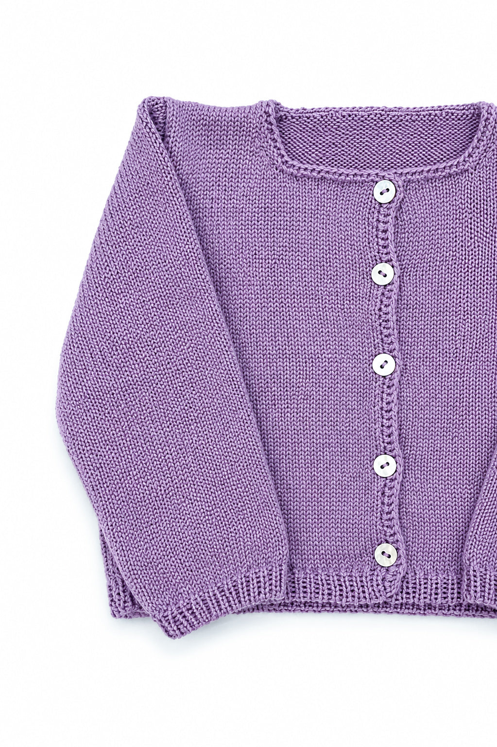 Chaqueta algodón lila