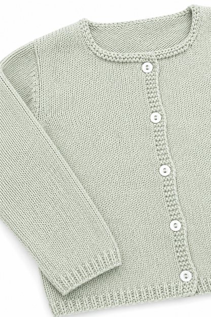 Chaqueta algodón azul verde agua