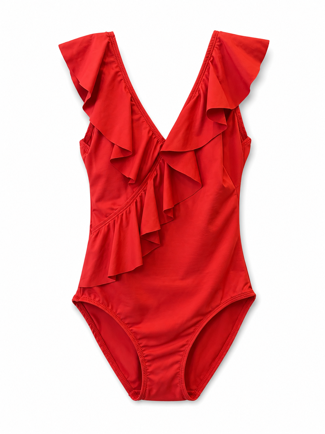 TRAJE DE BAÑO ROJO TOMATE