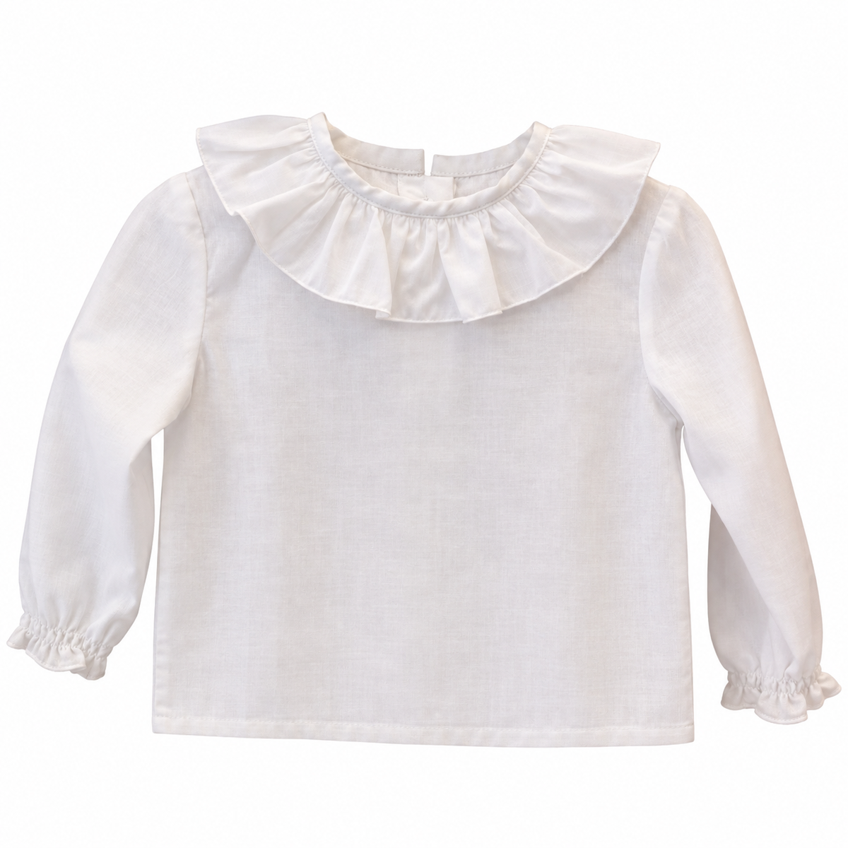 BLUSA VOLANTE MANGA LARGA