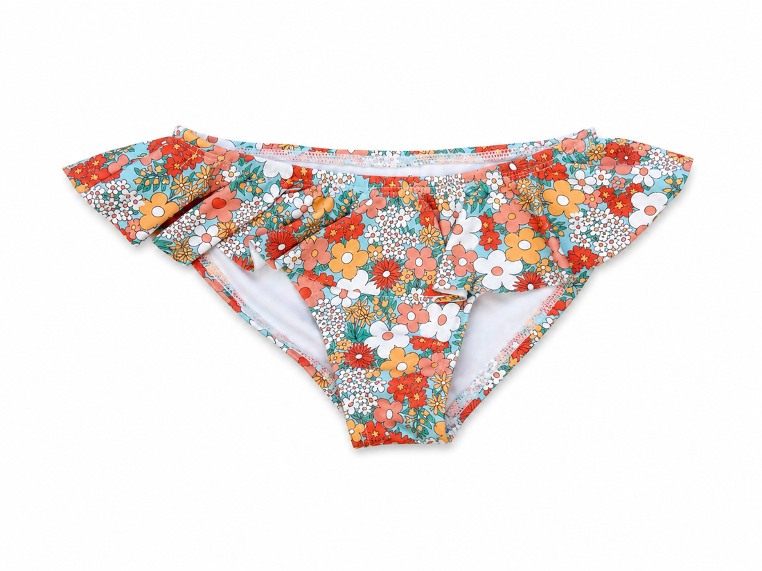 BRAGUITA DE BAÑO FLOR NARANJA