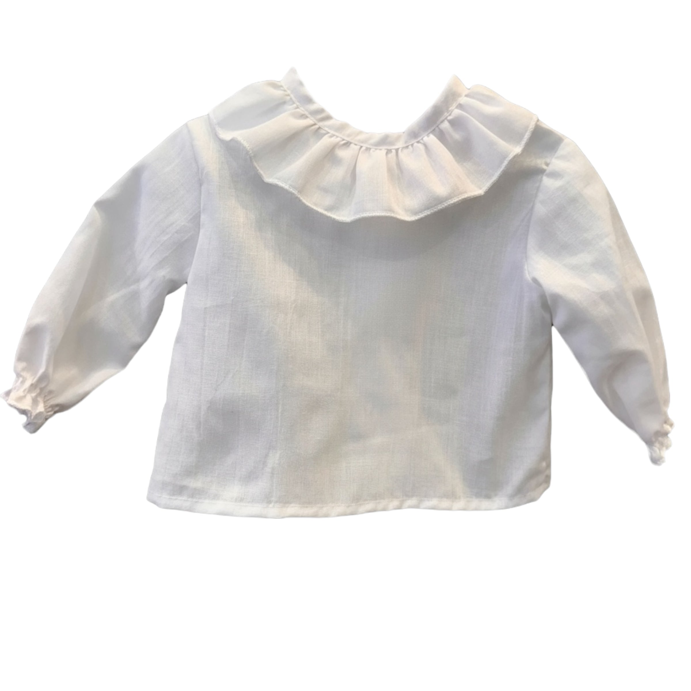 BLUSITA VOLANTE M/L BLANCA