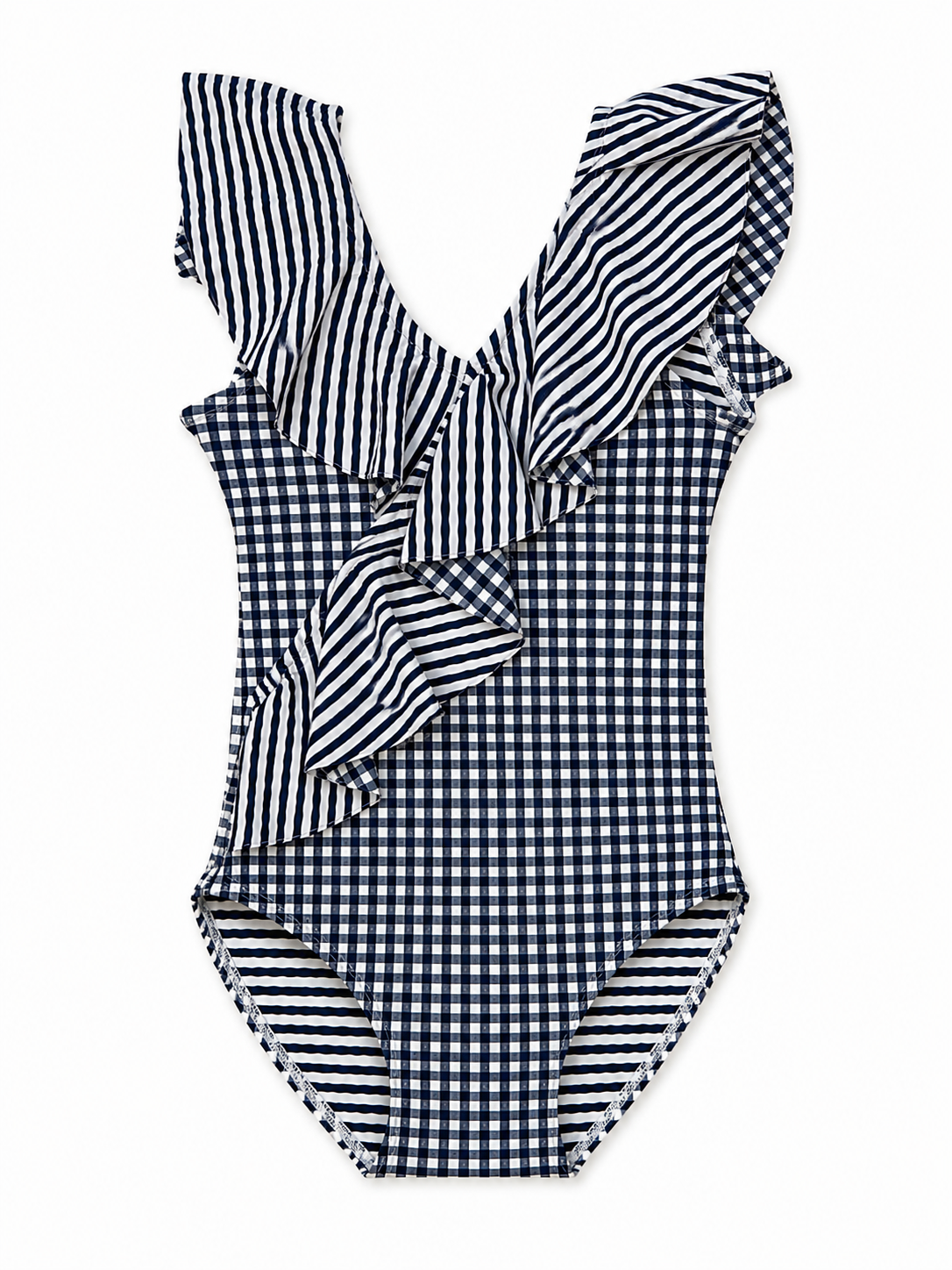 TRAJE DE BAÑO VICHY AZUL MARINO