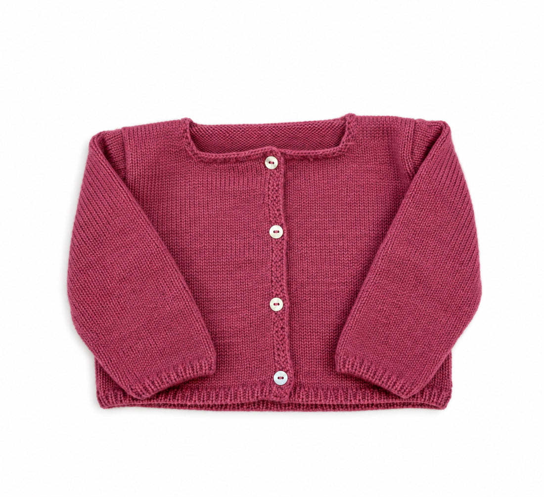 CHAQUETA LANA ROSA FRESA
