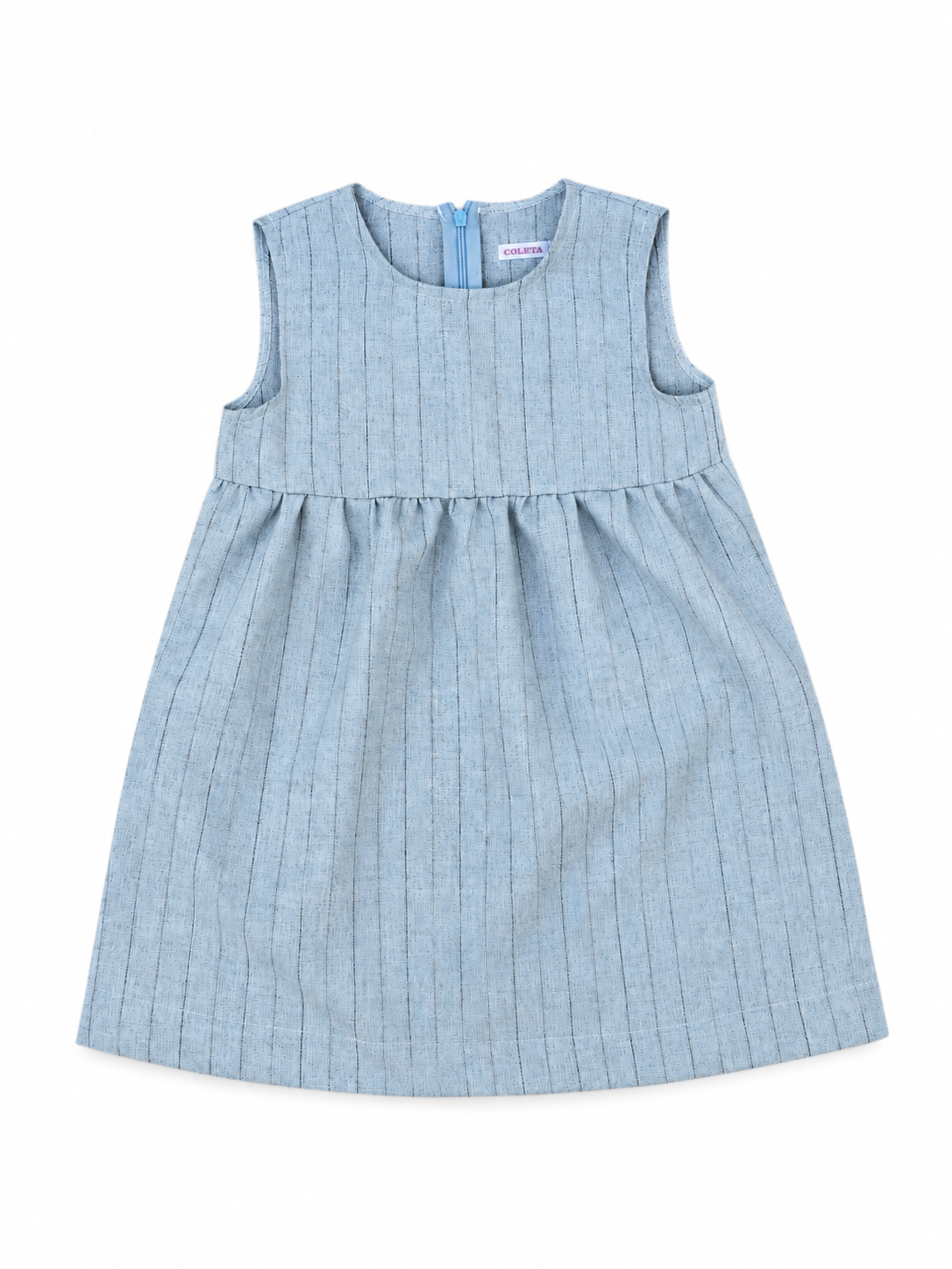 PICHI AZUL GRISÁCEO RAYA GRIS