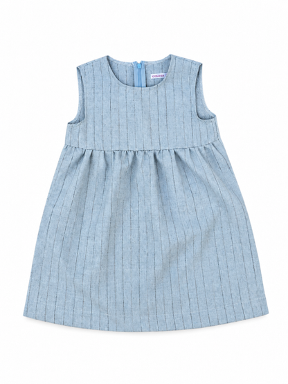PICHI AZUL GRISÁCEO RAYA GRIS