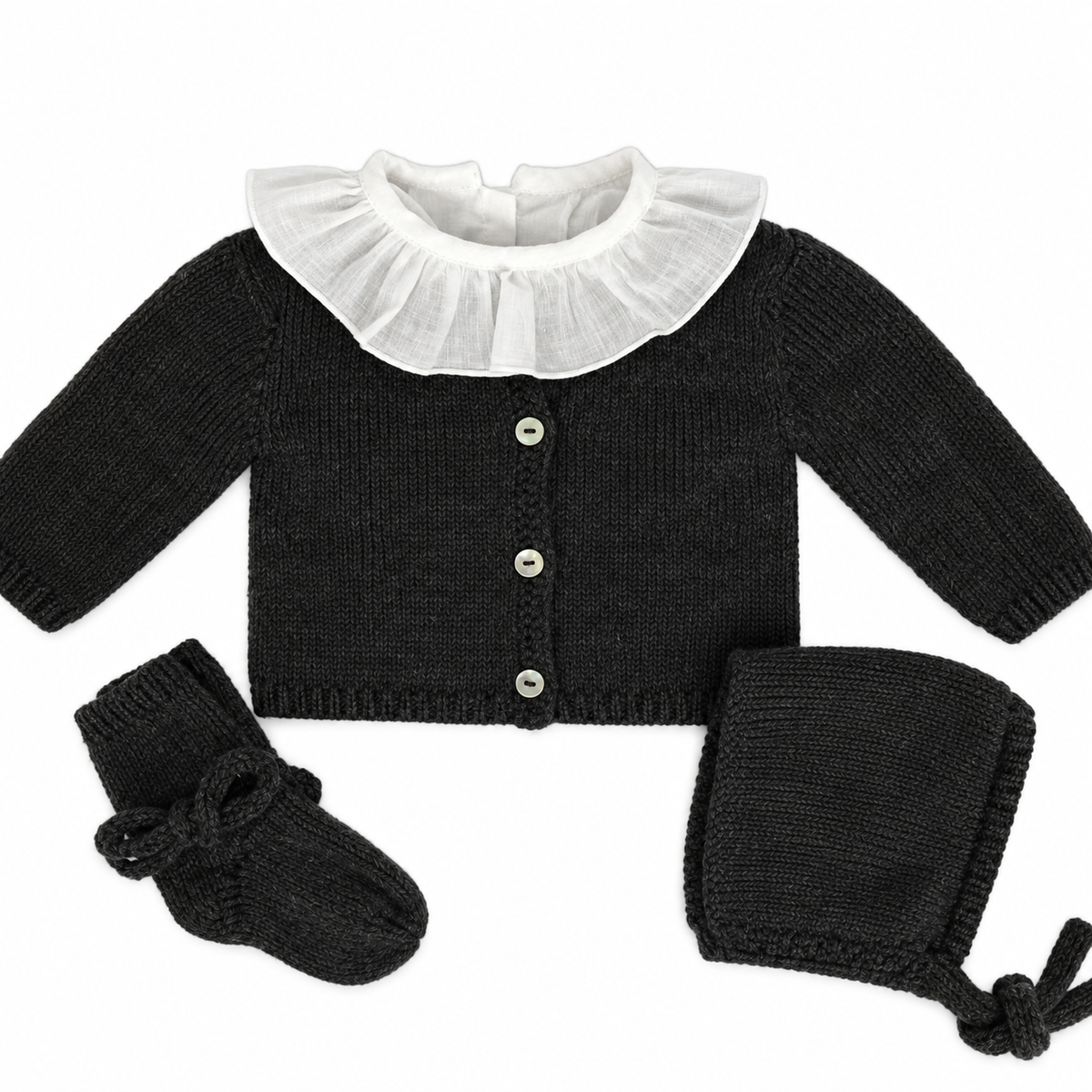 CHAQUETA LANA GRIS MARENGO