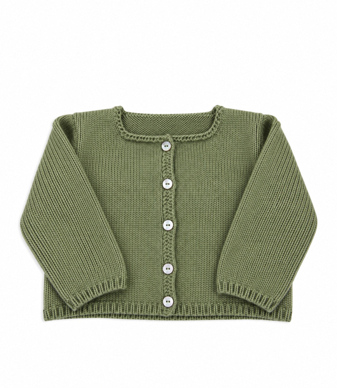 CHAQUETA LANA VERDE