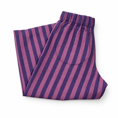 PANTALÓN LARGO RAYA MORADA
