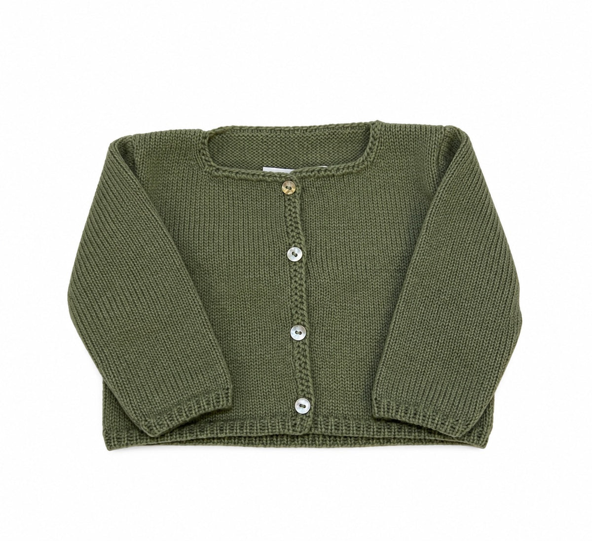 CHAQUETA LANA VERDE CAZA