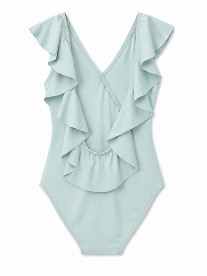 TRAJE DE BAÑO VERDE AGUA